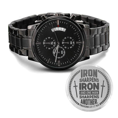 Iron Sharpens Iron - Proverbs 2717 - Men's Watch