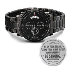 Be on Your Guard 1-Corinthians 1613 NIV - Men's Watch