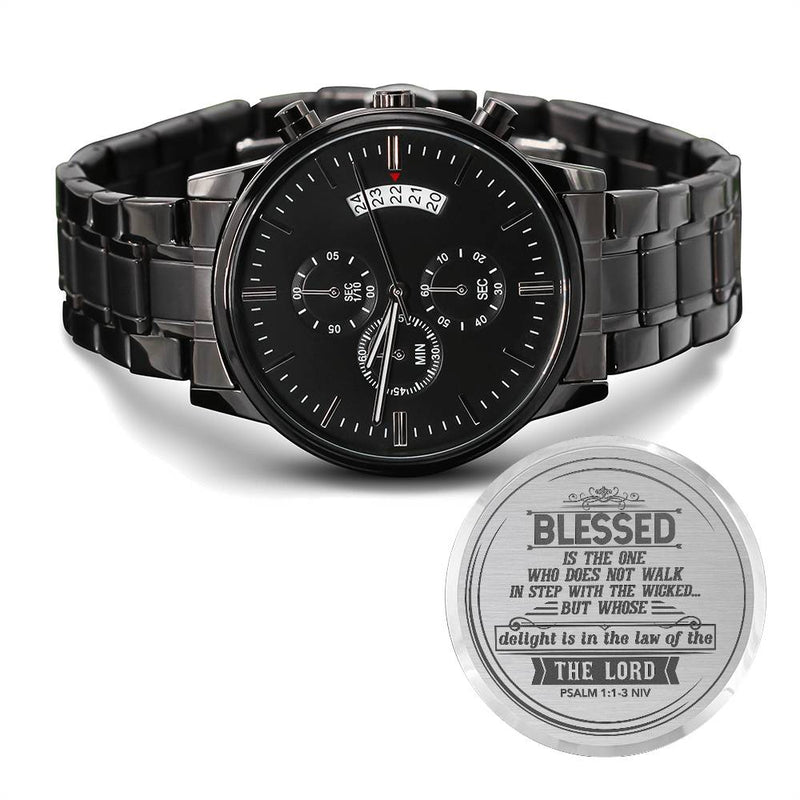 Blessed Is the One Psalm 11-3 NIV - Men's Watch