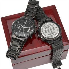 To My Husband Your Last Everything - Black Men's Watch