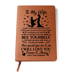 To My Wife Sooner - Leather Journal