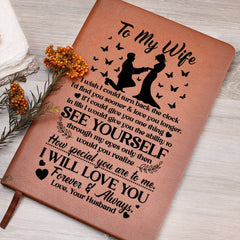 To My Wife Sooner - Leather Journal