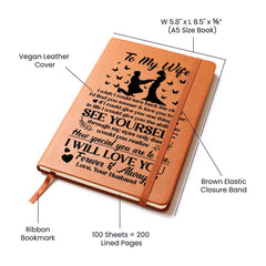 To My Wife Sooner - Leather Journal