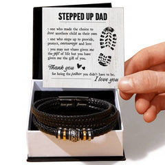 To My Stepdad Gift of Life - Bracelet Meaningful Keepsake
