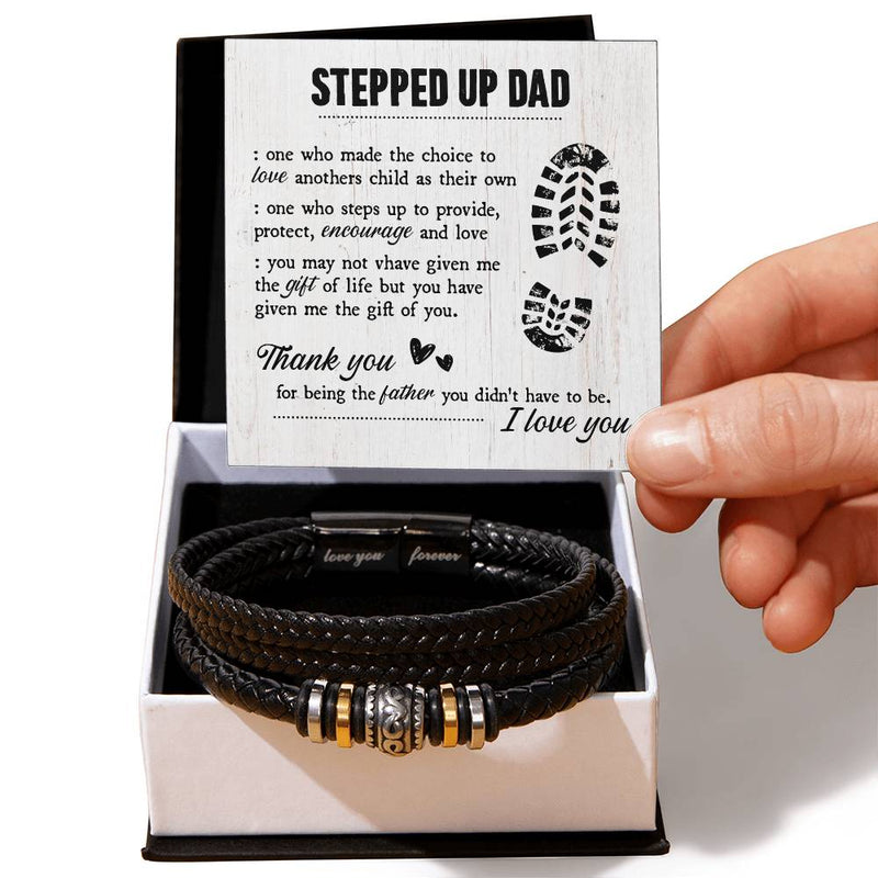 To My Stepdad Gift of Life - Bracelet Meaningful Keepsake