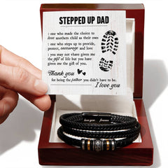To My Stepdad Gift of Life - Bracelet Meaningful Keepsake