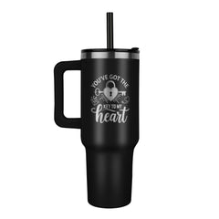 Key To My Heart - Tumbler Stylish Hydration Solution