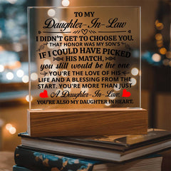 To My Daughter-in-Law Honor - Acrylic Square