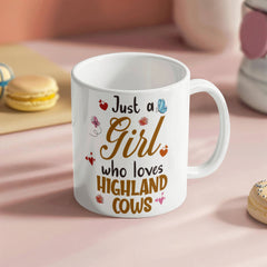 Just a Girl - Ceramic Mug Elevate Your Coffee Experience