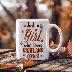 Just a Girl - Ceramic Mug Elevate Your Coffee Experience